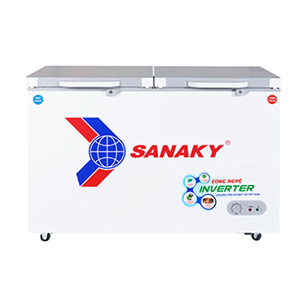 Tủ Đông 2 Ngăn Sanaky VH-4099W4K 400L Inverter Mặt Kính