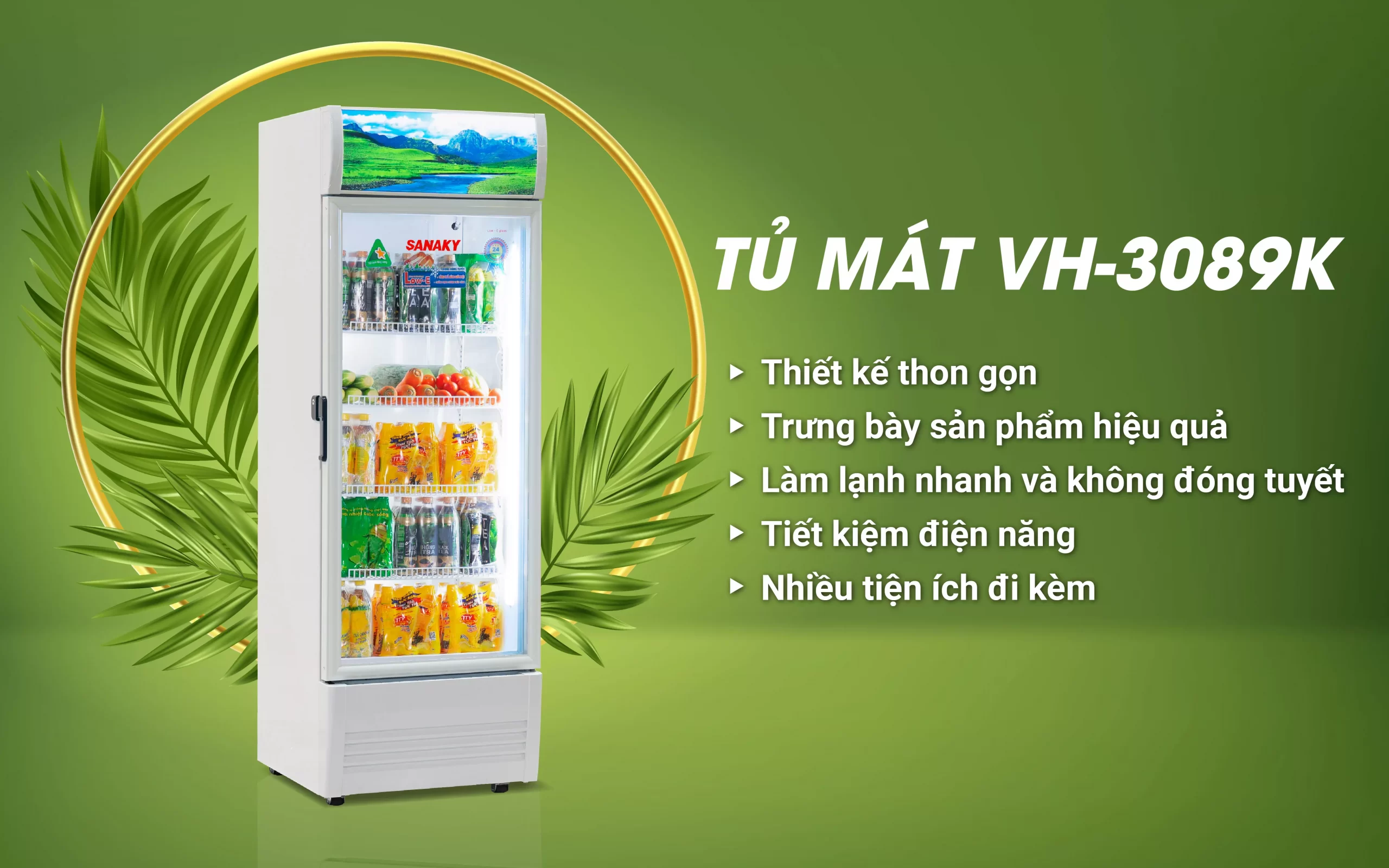 Tủ Mát Sanaky VH-3089K 300 lít