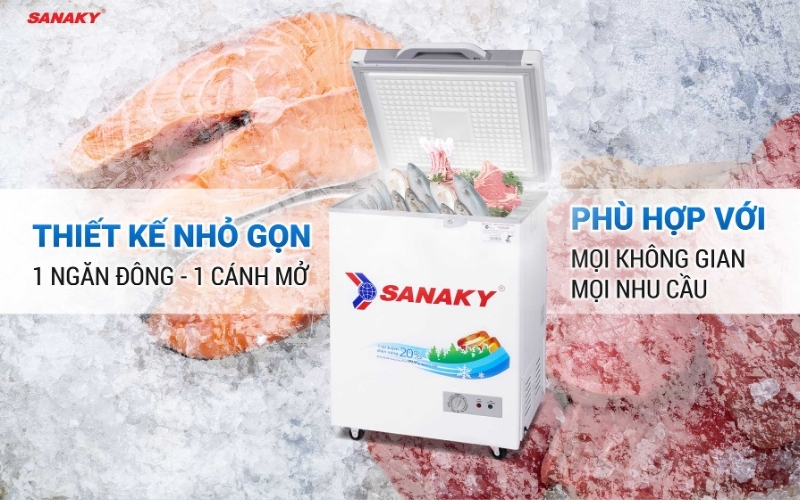 Tủ Đông Sanaky VH-1599HYKD 150 lít 