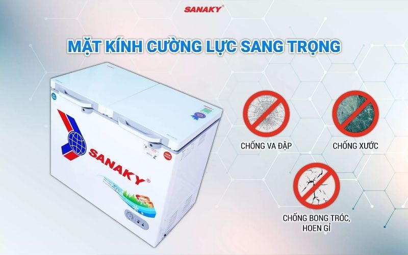 Tủ Đông Sanaky VH-2599W2KD 250 lít