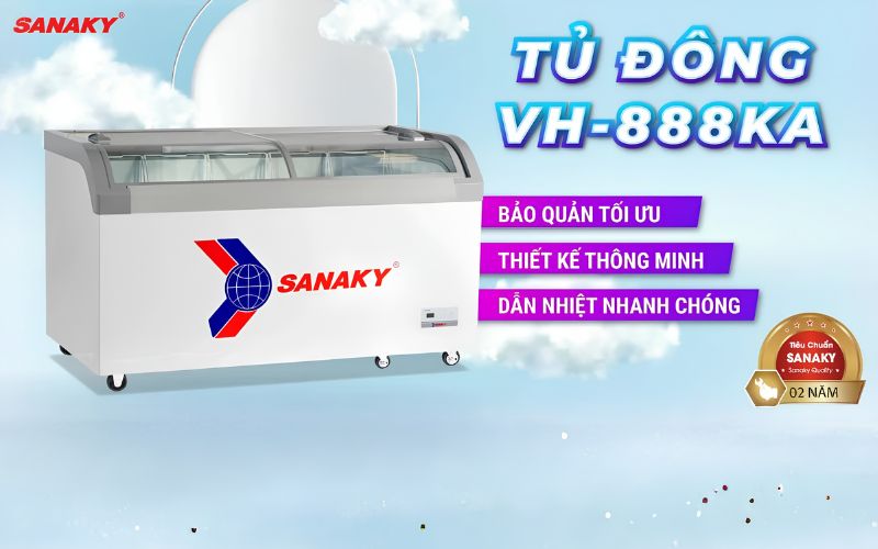 Tủ Đông Sanaky VH-888KA 800l