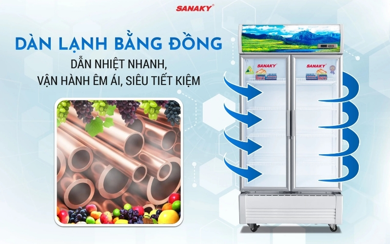 Tủ Mát Sanaky Inverter 800 Lít VH-8009HP3