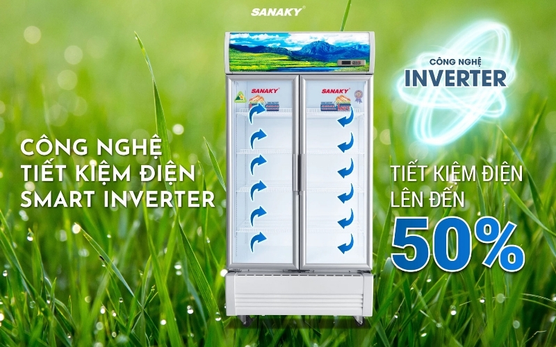 Tủ Mát Sanaky Inverter 800 Lít VH-8009HP3