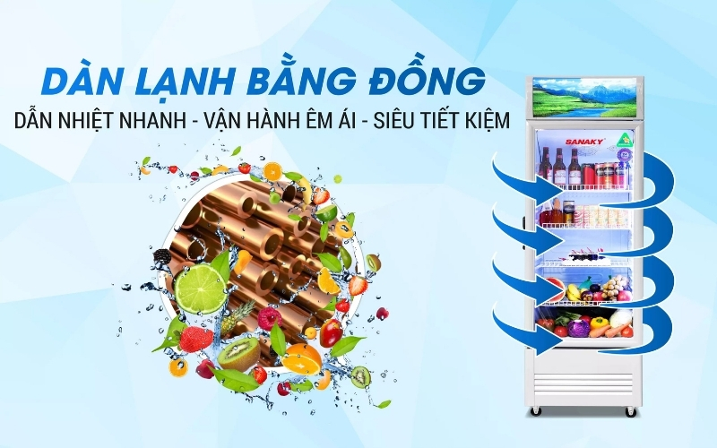 Tủ Mát Sanaky VH-4089K 400 lít