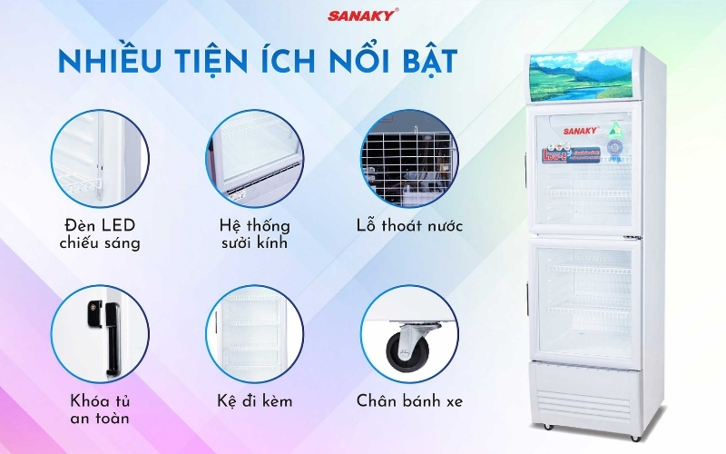 Tủ Mát Sanaky VH-308WL 300lít