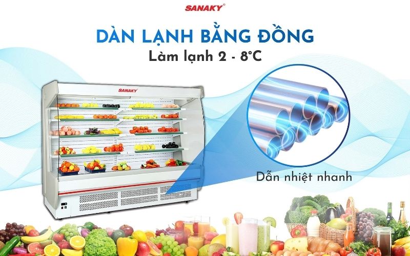 Tủ Mát siêu thị Sanaky VH-15HP