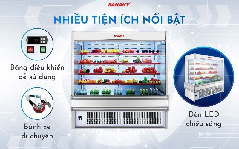 Tủ Mát siêu thị Sanaky VH-15HPS