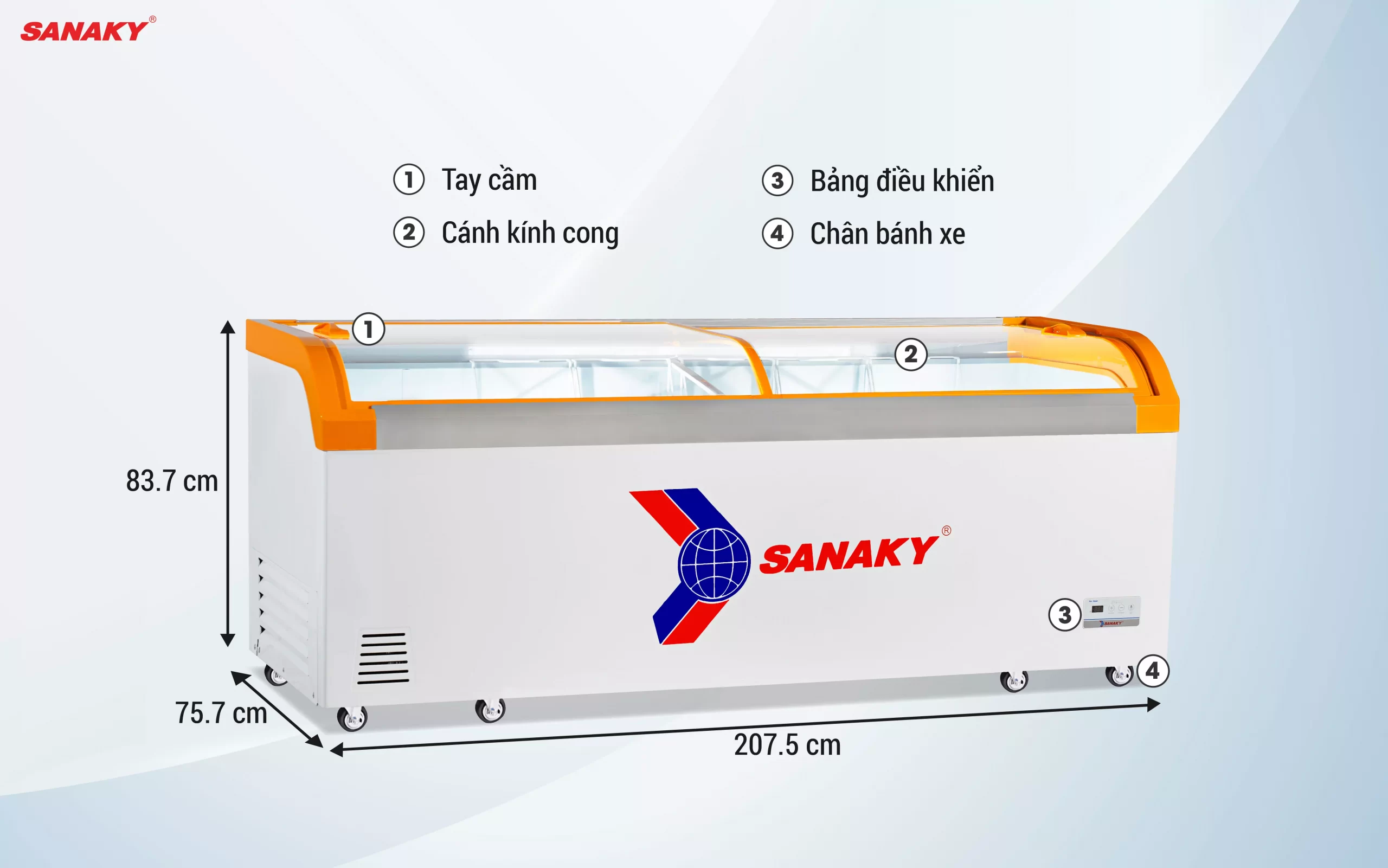 Tủ Đông Sanaky VH-1099KA 750 lít