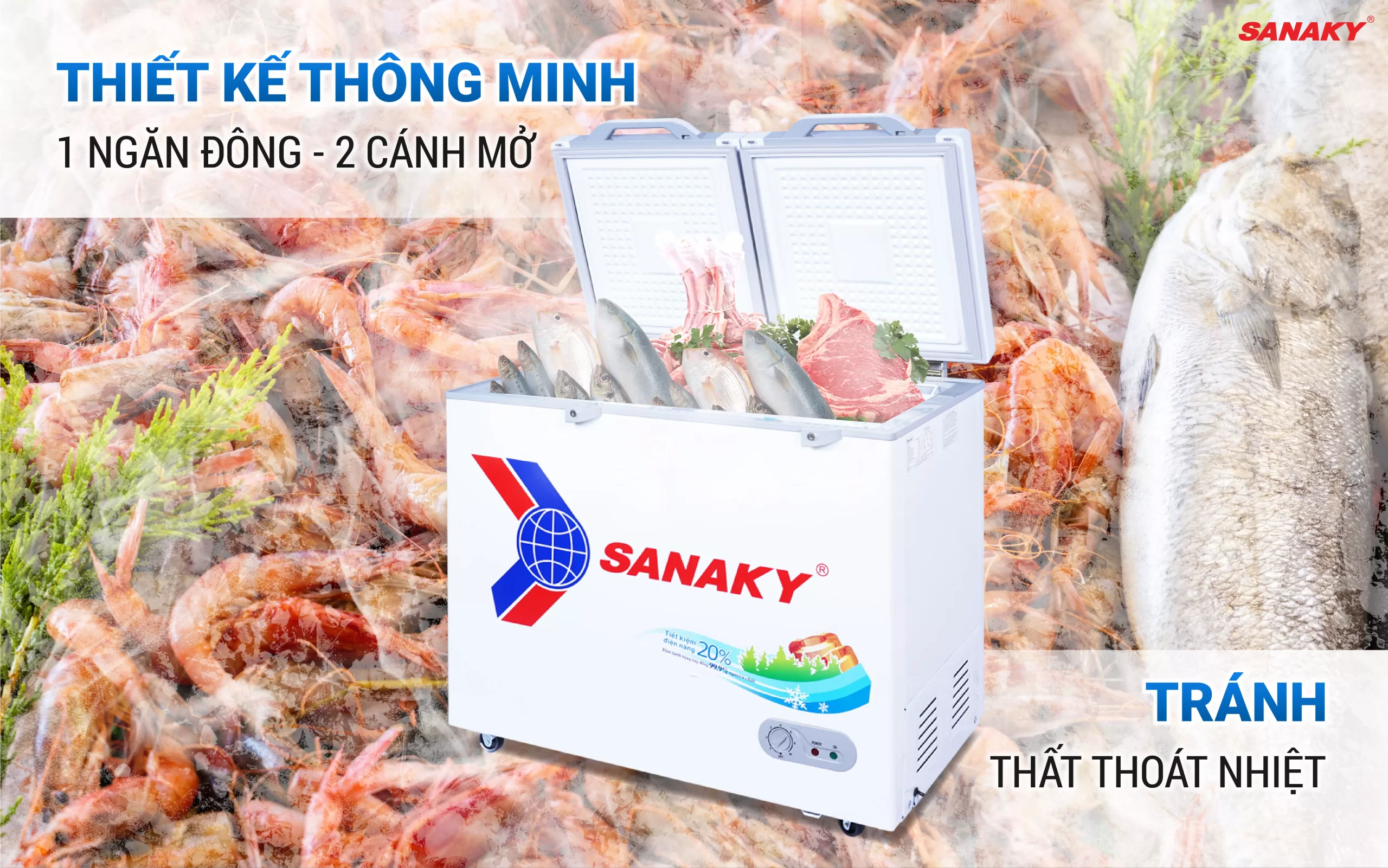 Tủ Đông Sanaky VH-2899A2KD