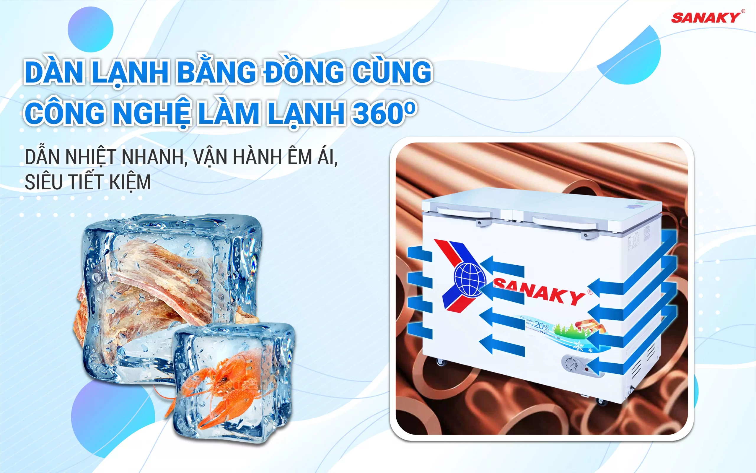 Tủ Đông Sanaky VH-2899A2KD