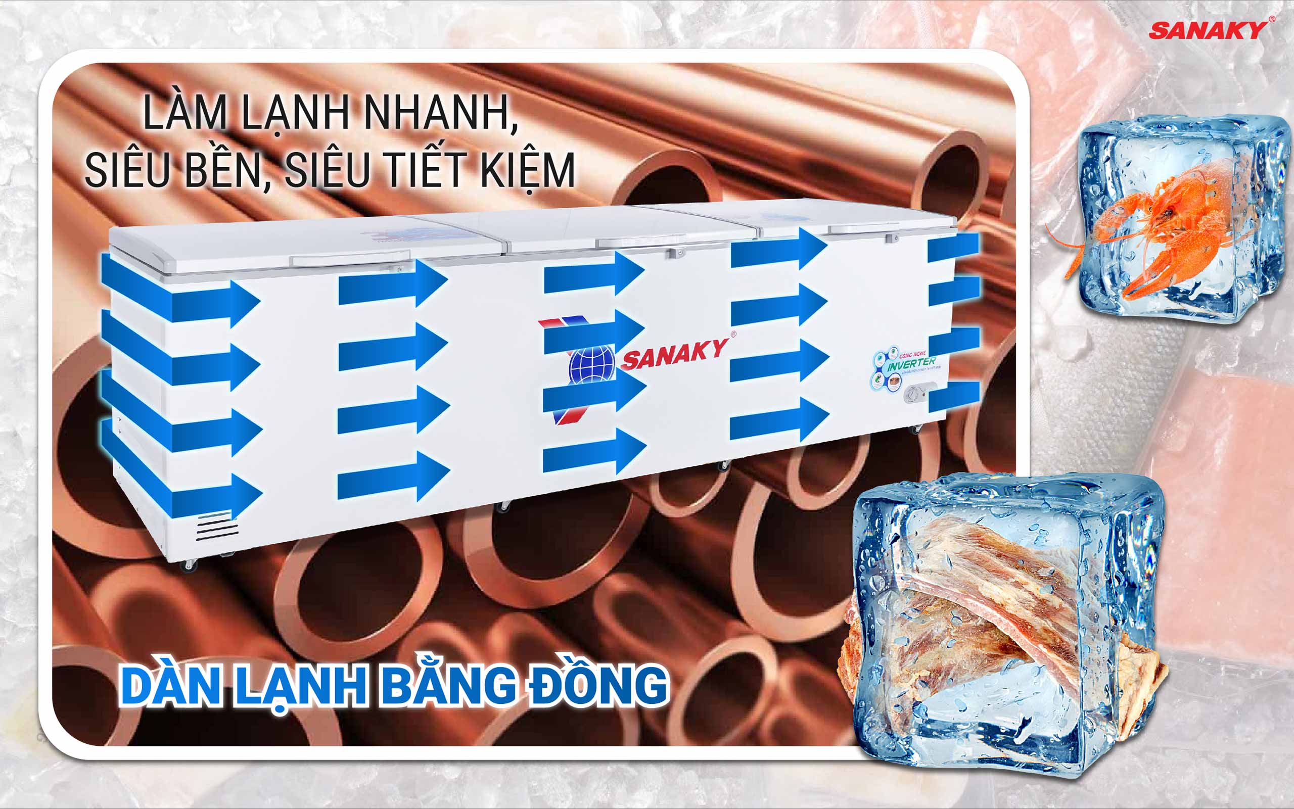 Tiết kiệm điện năng cùng dàn lạnh bằng đồng