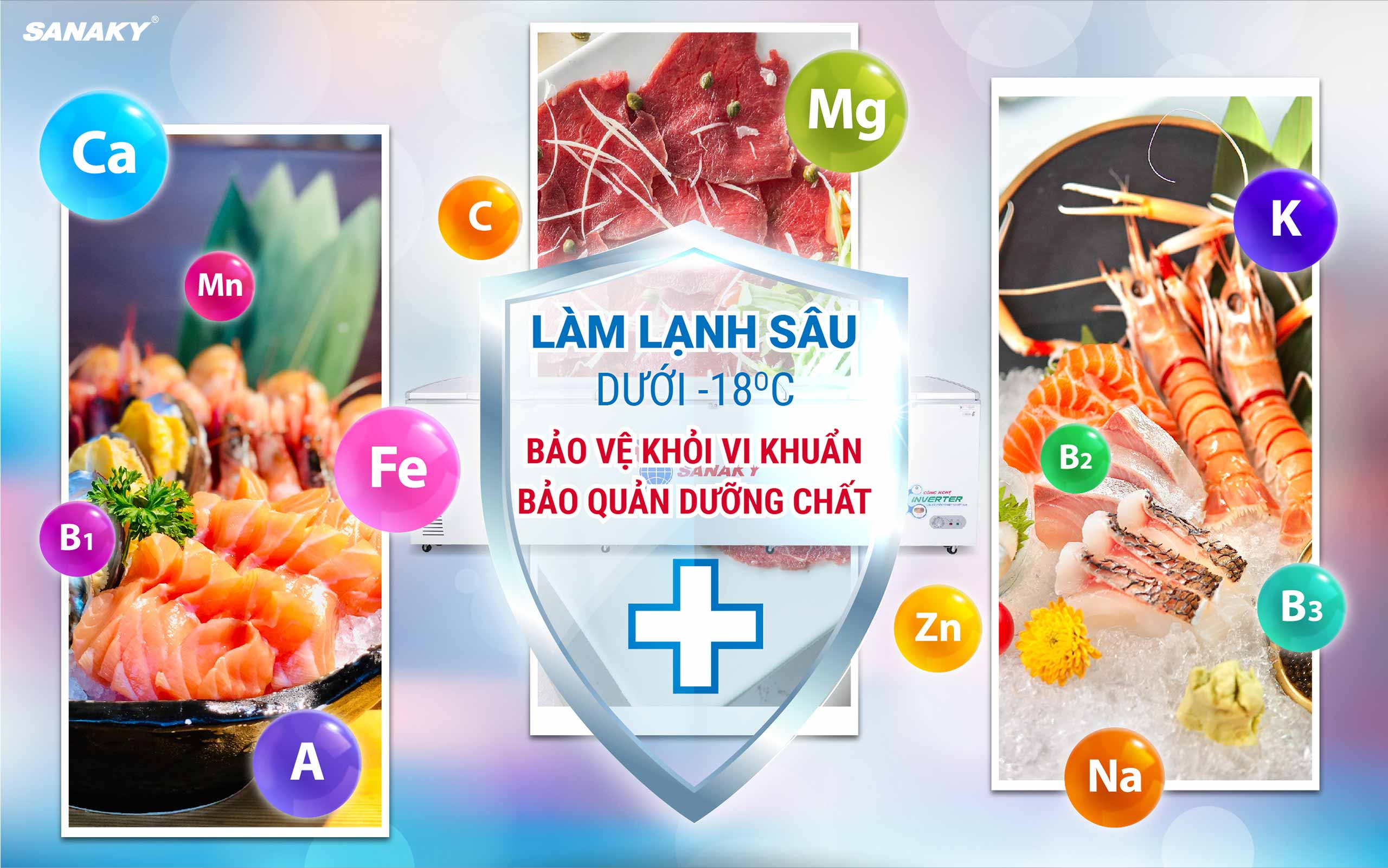Làm lạnh sâu chất lượng làm lạnh tốt