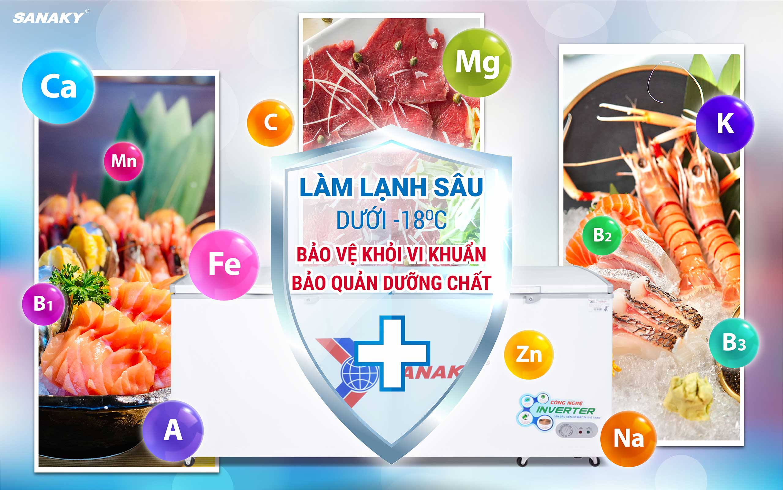 Làm lạnh sâu chất lượng làm lạnh tốt