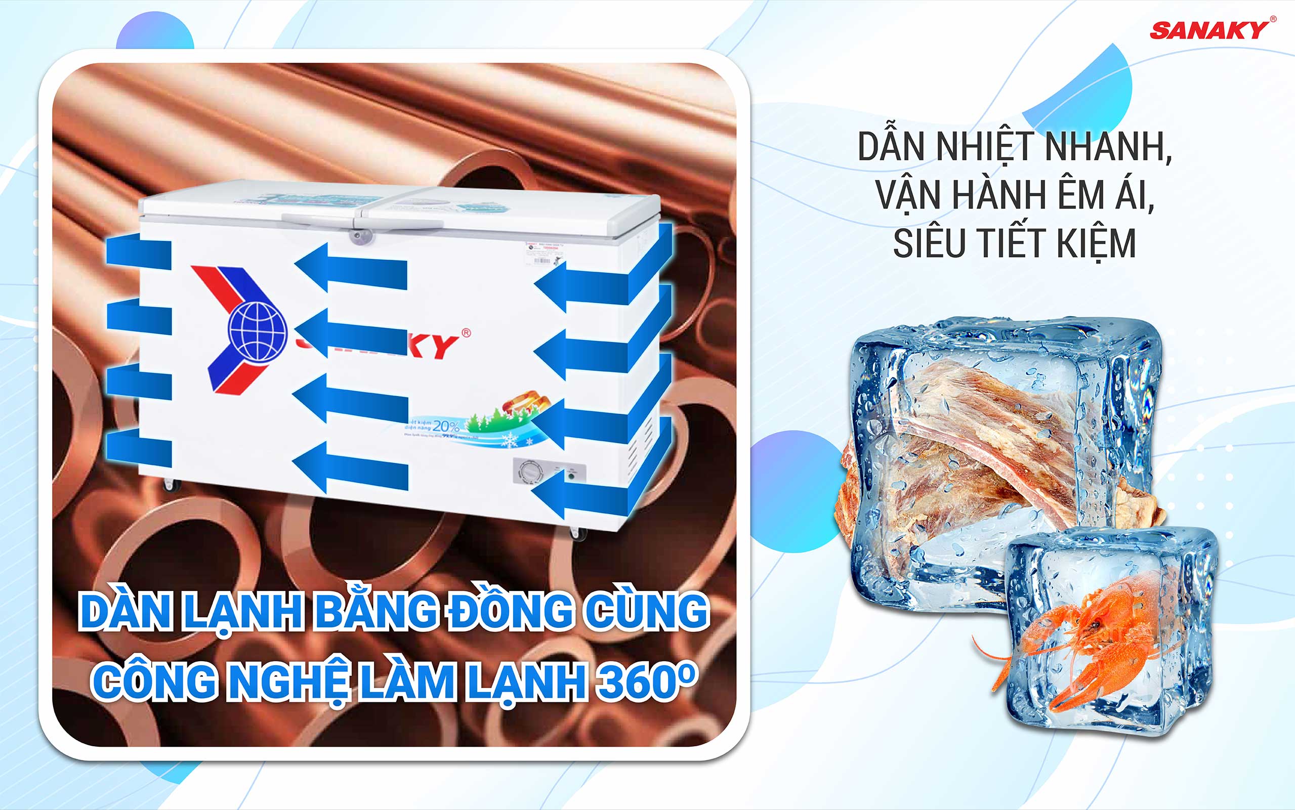 Tiết kiệm điện năng cùng dàn lạnh bằng đồng